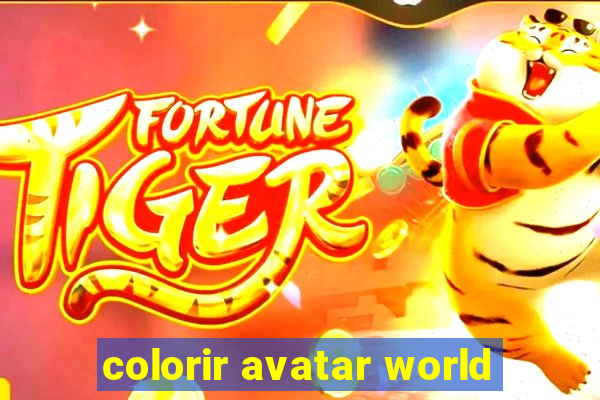 colorir avatar world