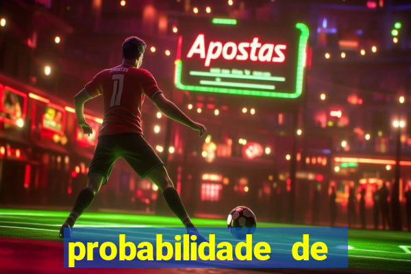 probabilidade de jogos de futebol de hoje