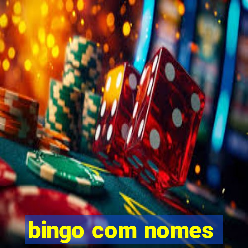 bingo com nomes