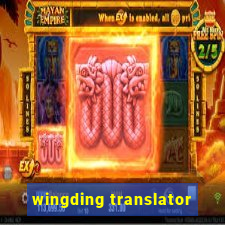 wingding translator