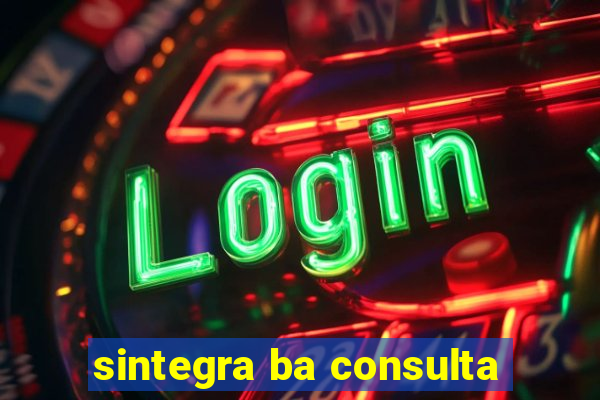 sintegra ba consulta