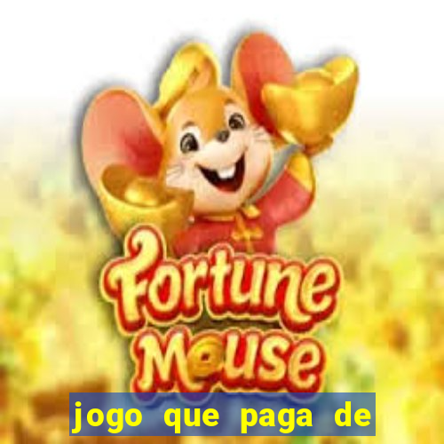 jogo que paga de verdade no pix sem depositar nada