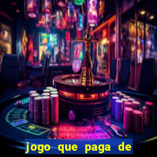 jogo que paga de verdade no pix sem depositar nada