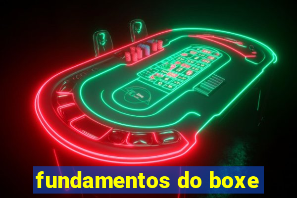 fundamentos do boxe