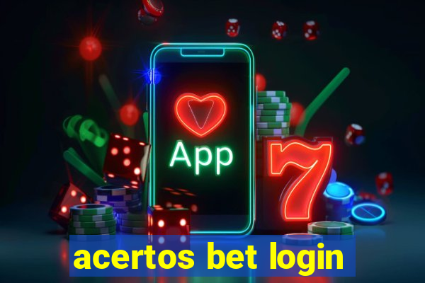 acertos bet login