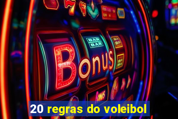 20 regras do voleibol