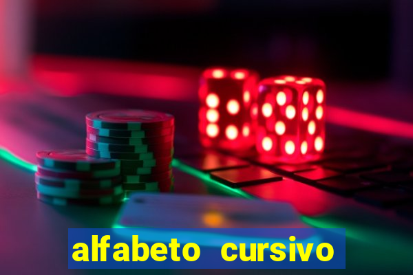 alfabeto cursivo pontilhado para imprimir pdf