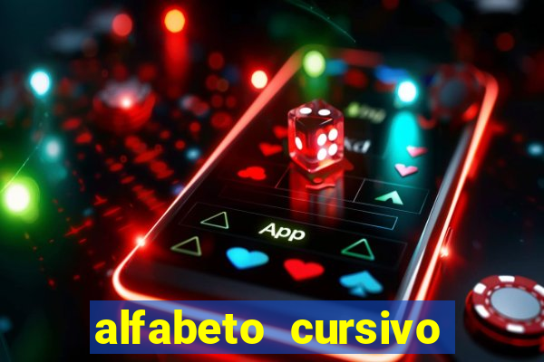 alfabeto cursivo pontilhado para imprimir pdf