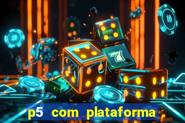 p5 com plataforma de jogos