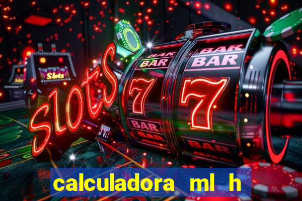 calculadora ml h para mcg kg min