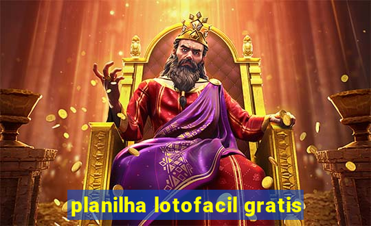 planilha lotofacil gratis