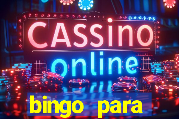 bingo para despedida de solteira para imprimir