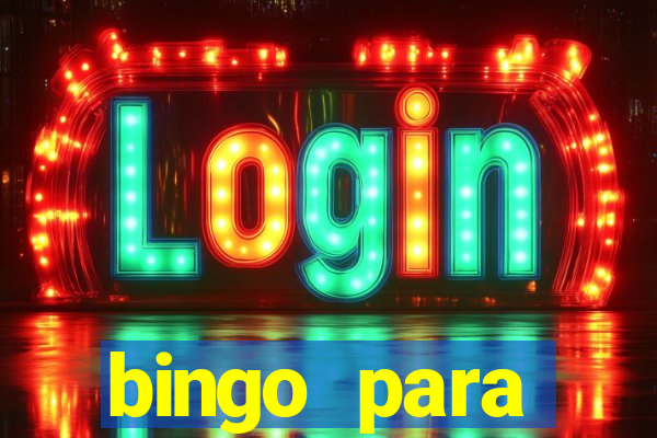 bingo para despedida de solteira para imprimir