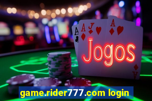 game.rider777.com login