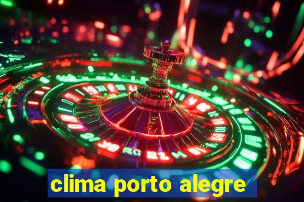 clima porto alegre