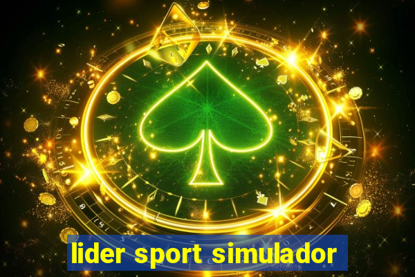 lider sport simulador