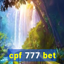 cpf 777 bet