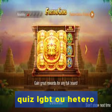 quiz lgbt ou hetero