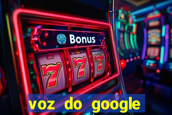 voz do google tradutor homem