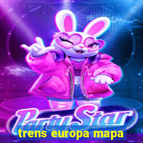 trens europa mapa