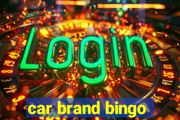 car brand bingo