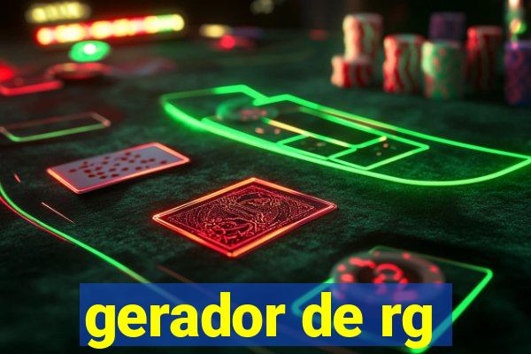 gerador de rg