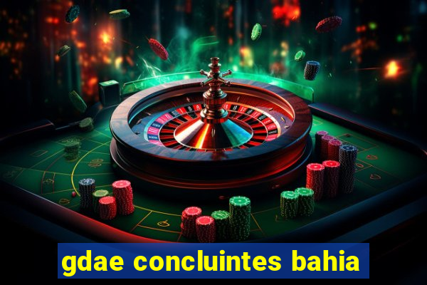 gdae concluintes bahia