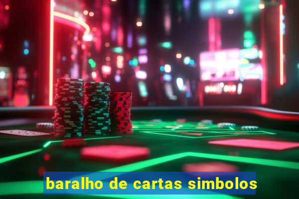 baralho de cartas simbolos