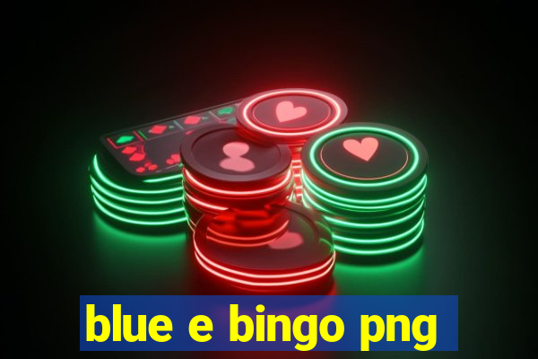 blue e bingo png