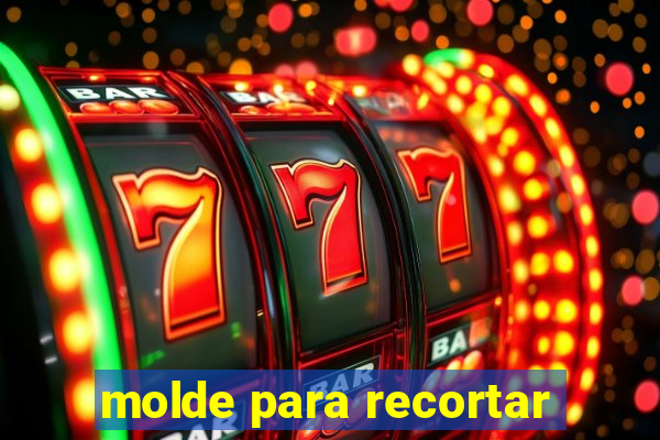 molde para recortar