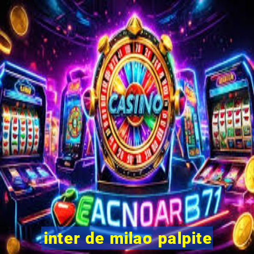 inter de milao palpite