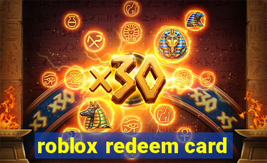 roblox redeem card