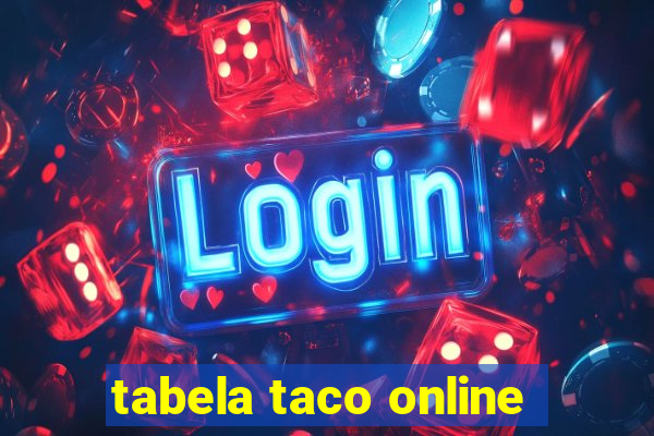 tabela taco online