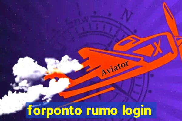 forponto rumo login