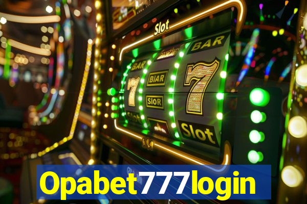 Opabet777login