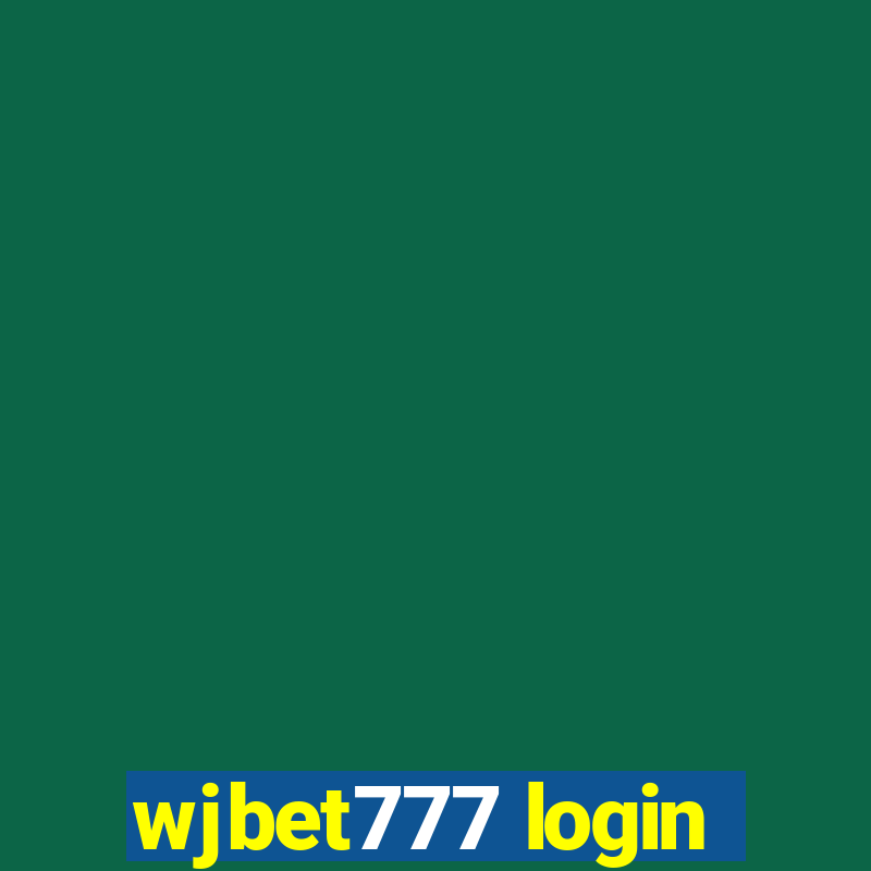 wjbet777 login