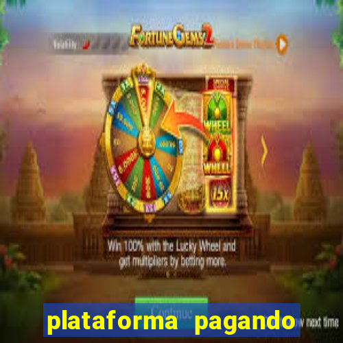 plataforma pagando no cadastro bet