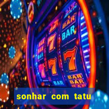 sonhar com tatu jogo do bicho