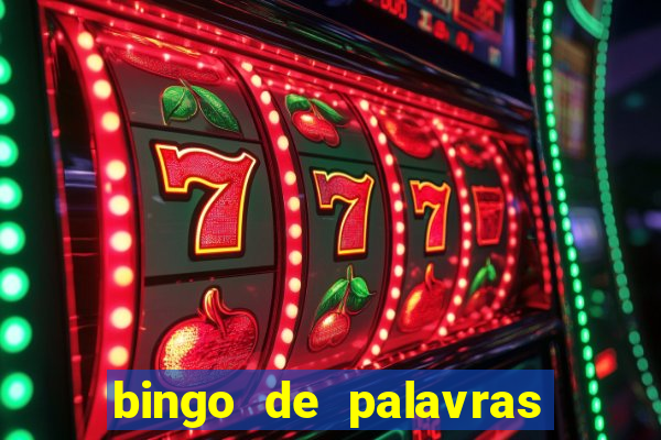 bingo de palavras de natal