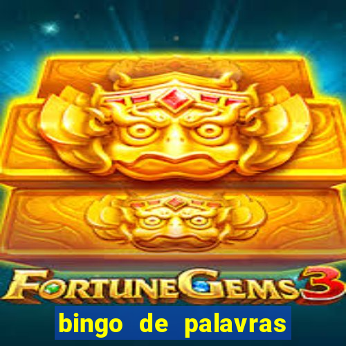 bingo de palavras de natal