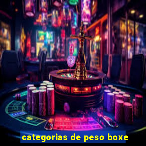 categorias de peso boxe