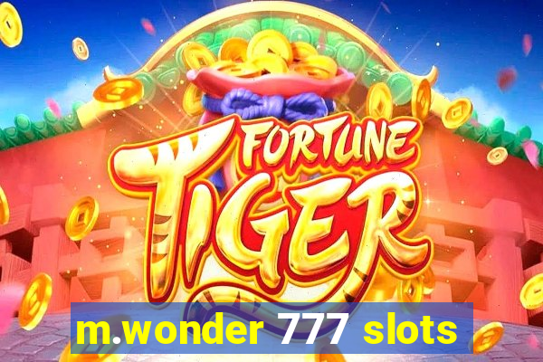 m.wonder 777 slots