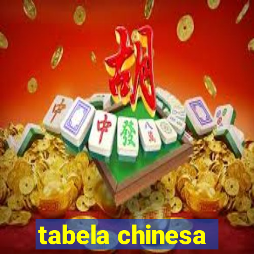 tabela chinesa