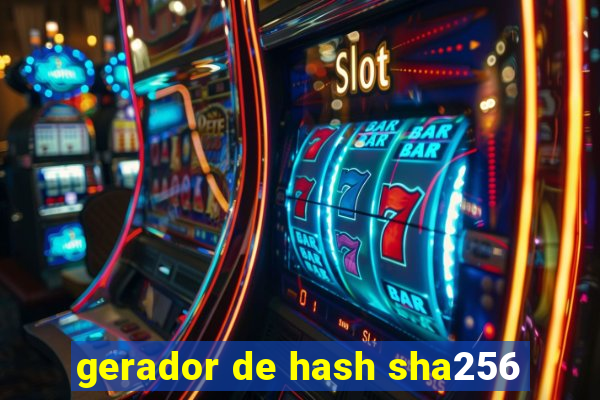 gerador de hash sha256