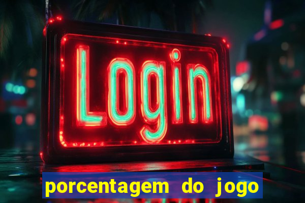 porcentagem do jogo fortune tiger