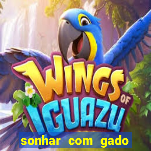 sonhar com gado jogo do bicho